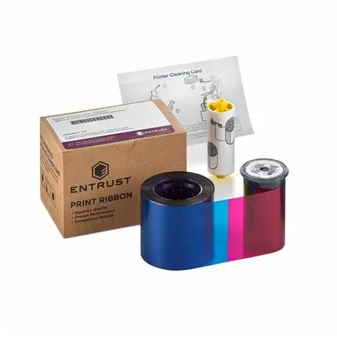 Entrust Datacard 525100-004-S100 YMCKT Ribbon for Sigma DS3 printer