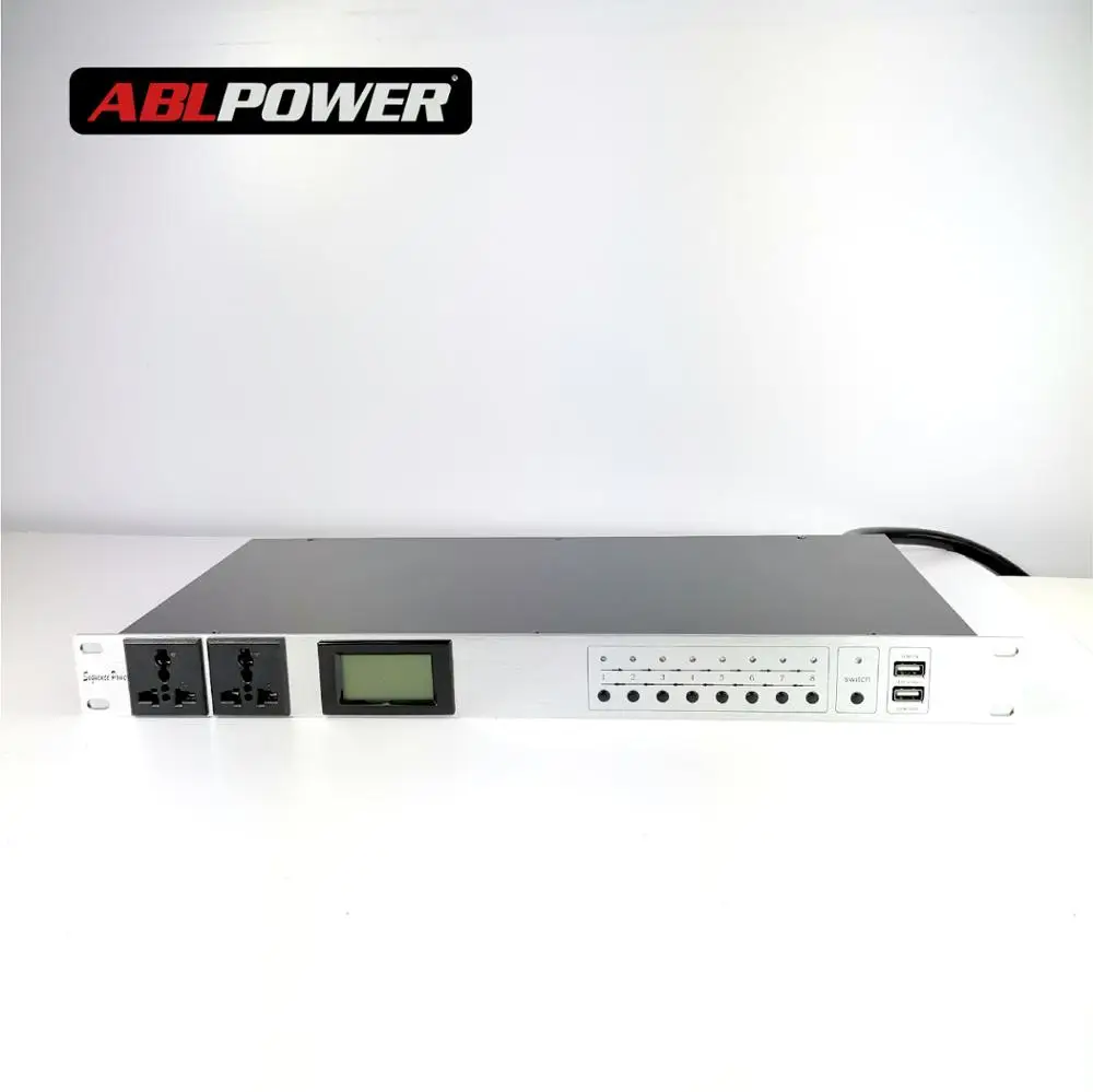 High power sequence box sound system dj equipment power supply sequencer 8 channels