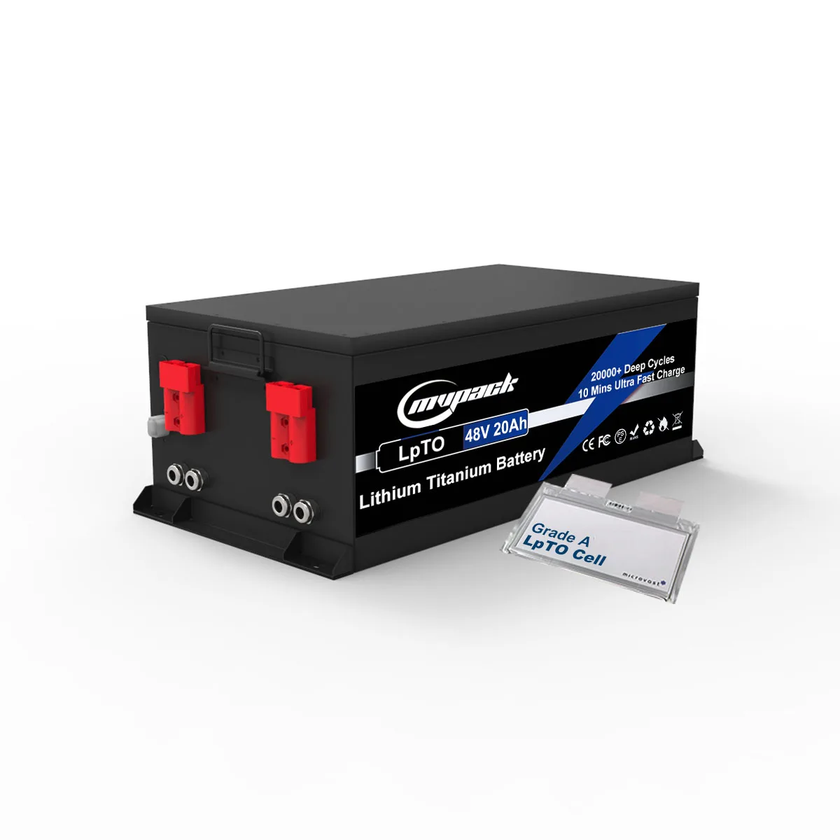 MVPACK ultra longlife lithium titanate battery lto battery pack 48V20Ah 21S2P