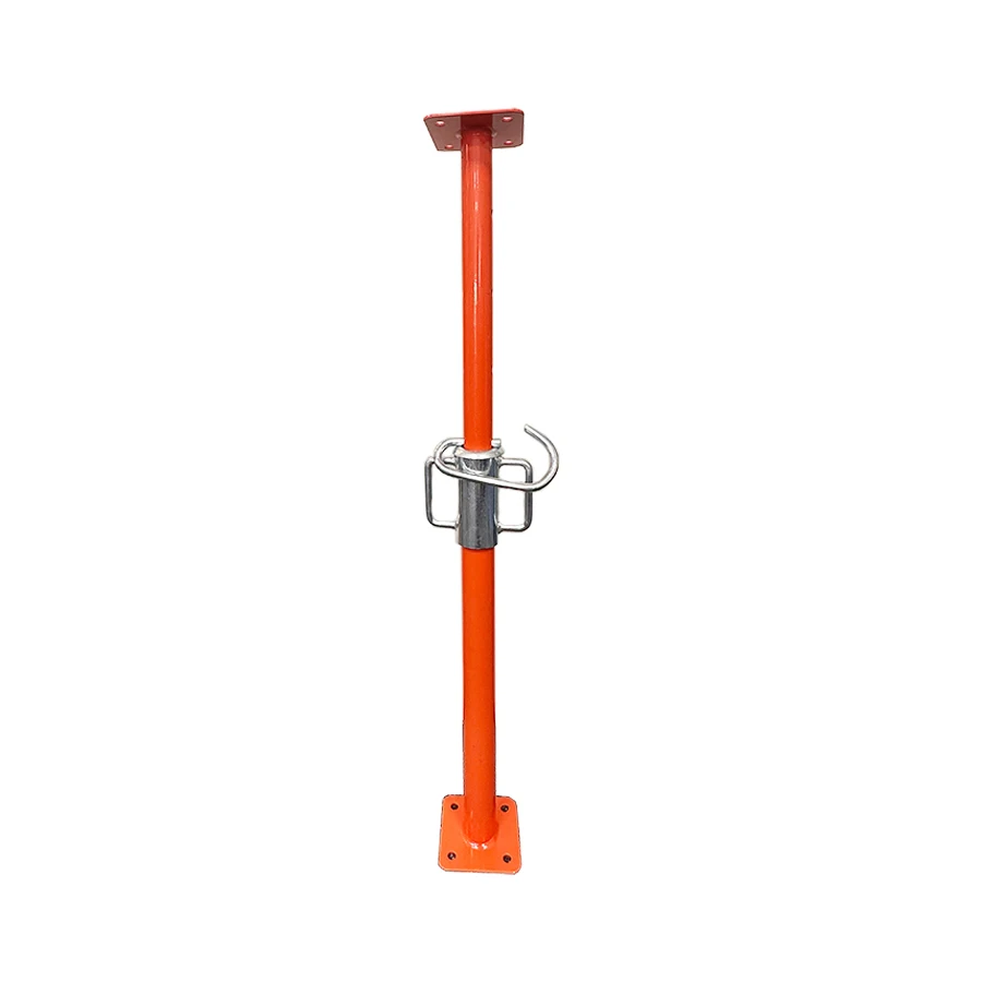 Etais Metal  Galvanized Painted  Construct Scaffoldings Adjustable Steel Prop for Construction