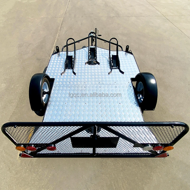 Motorcycle & ATV Trailer for Transporting Motorcycles and ATVs Durable and Convenient Trike Trailer
