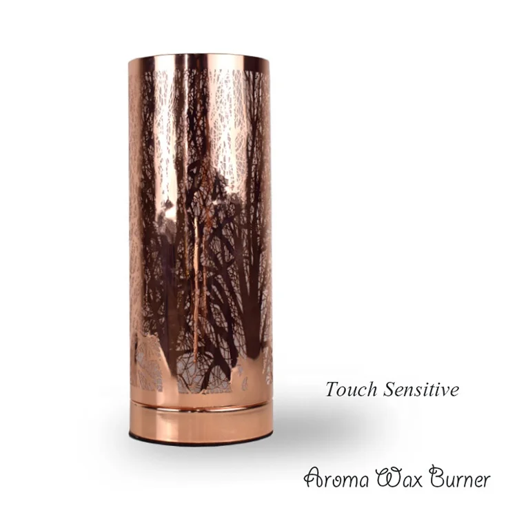 Wholesale Metal Color Aromatherapy Lamps Wall Plug Gold Candle Wax Warmer For Wax Melts