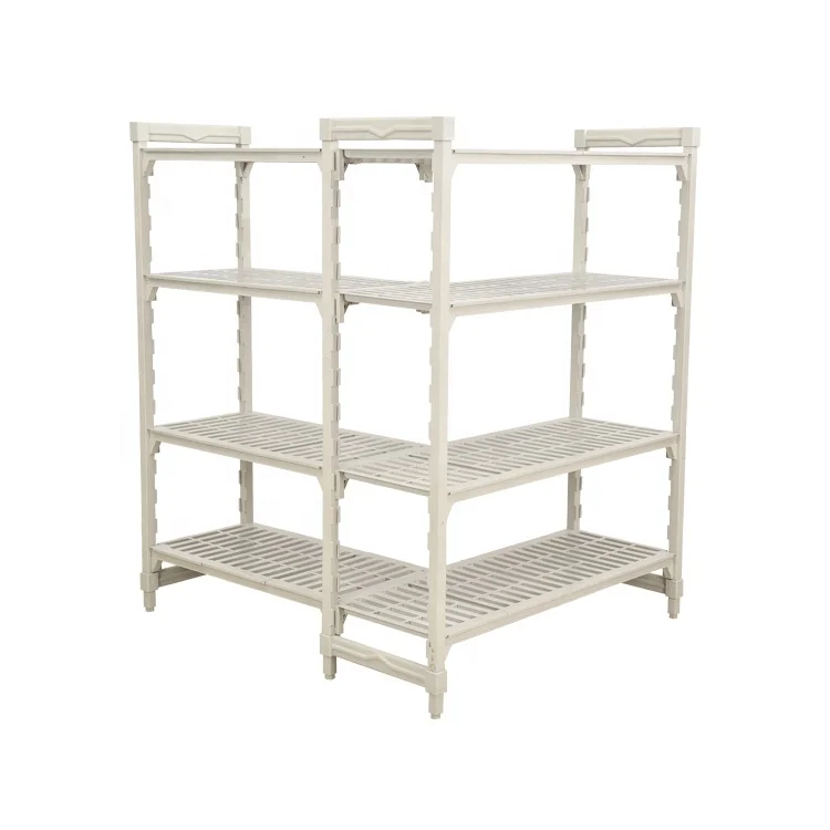 Durable And Stable Plastic Shelf Plastic Shelving with Steel Core