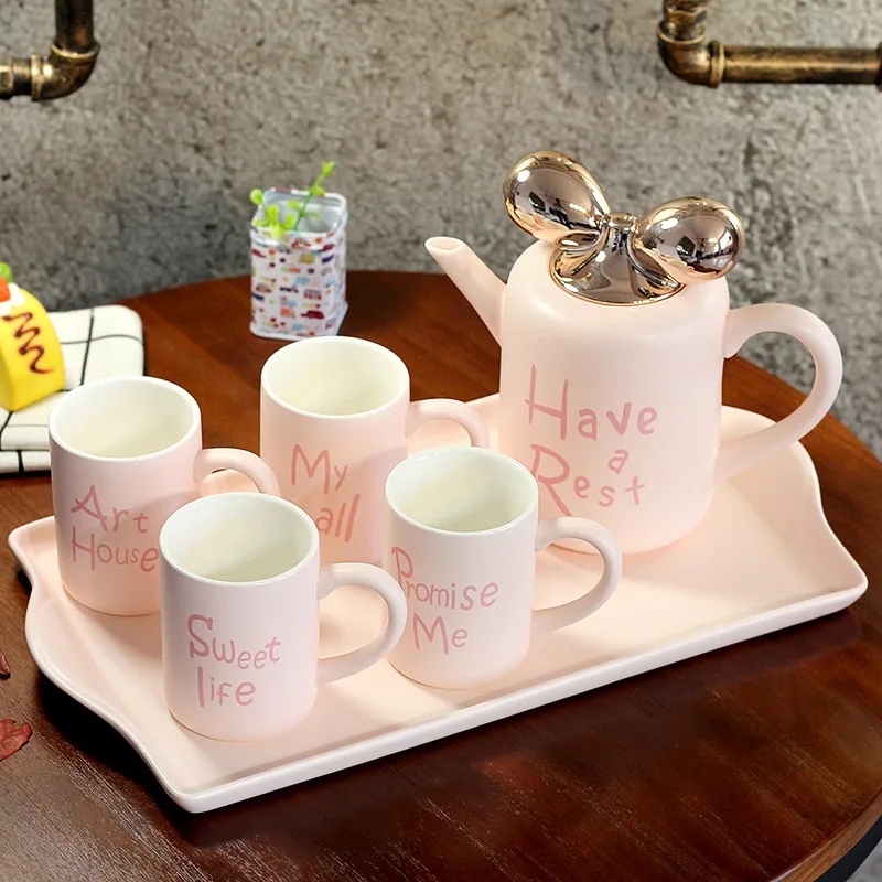 British bone china coffee cup set European afternoon tea tea set creative ceramic cup simple household black tea cup