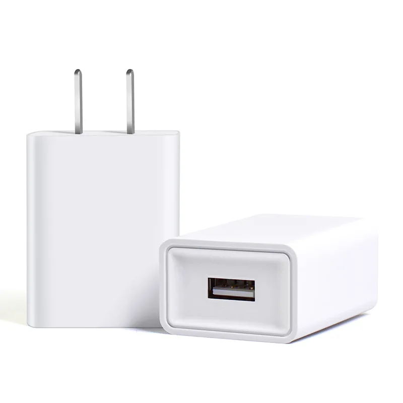Latest products 2023 Portable Mobile Phone Cube USB Fast charging 5V2A US Plug Power Adapter Wall Charger For iphone Charger
