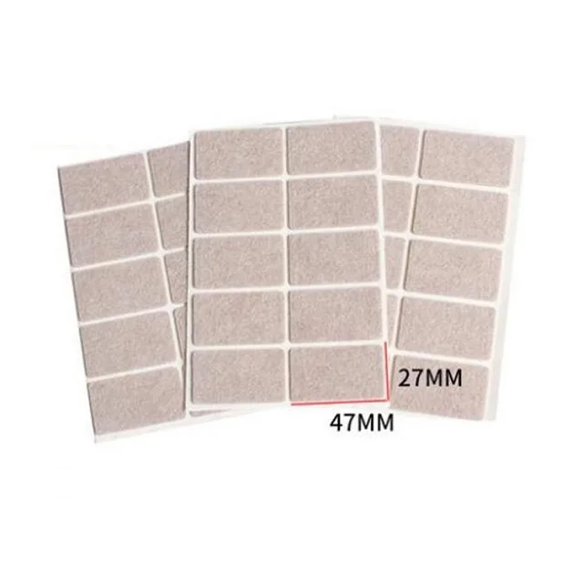 Adhesive Felt Pads for Protecting Hardwood Floor, Noise Stopper, Customized Shape and Size Acceptable