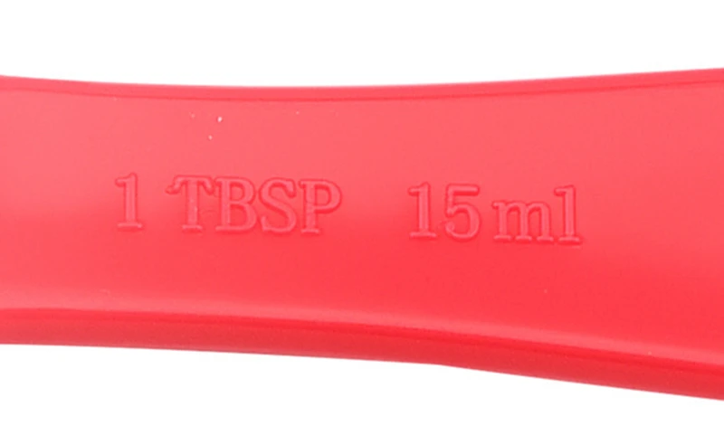 MS-5736 4pc Set Plastic Heart Shaped Measuring Spoons