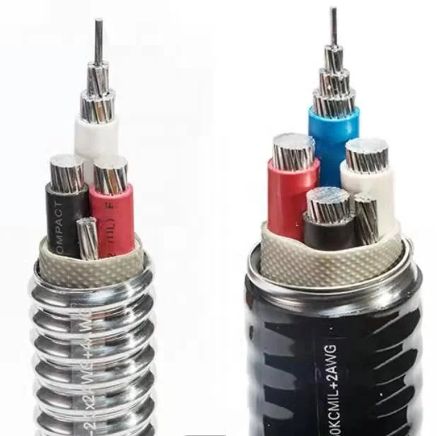 Изоляция CU 600V XLPE ИЗОЛЯЦИЯ. XHHW-2 VFD кабель x- Armor ПВХ куртка. 3*3/0awg