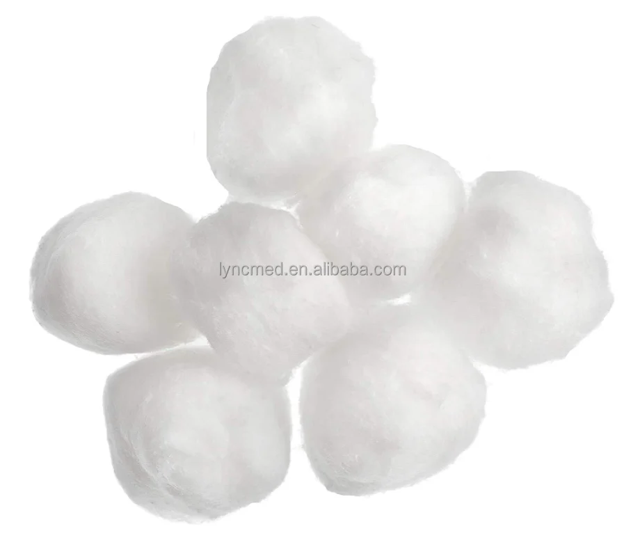 Cheap price light cotton ball with cube shape hydrophile cotton balls absorbent cotton ball