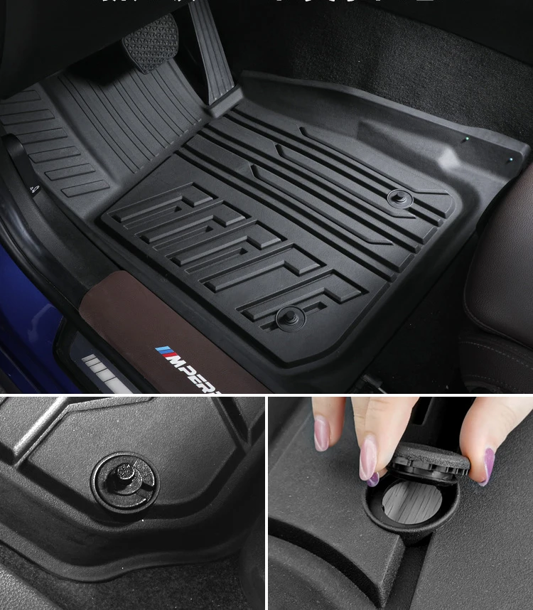 Complete Set Waterproof Car Mat Floor Mat and Seat Back For BMW X3