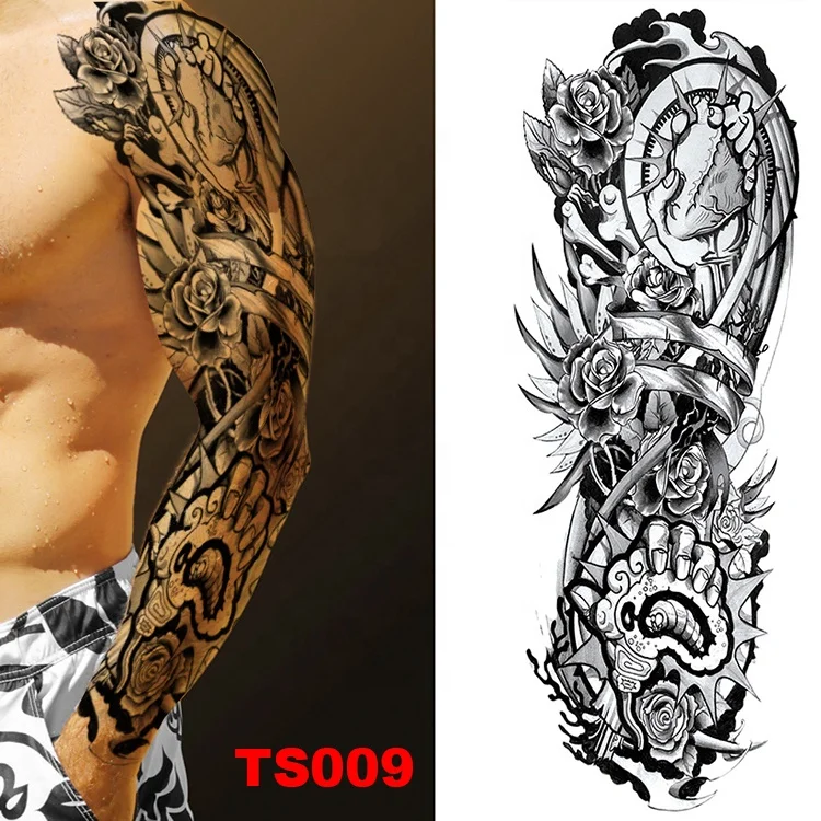 Оптовая продажа, индивидуальная Высококачественная Нетоксичная Временная водостойкая татуировочная наклейка на руку