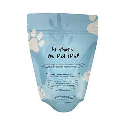 pet food custom aluminum foil  pouch packaging digital printing custom pouch packaging with clean window  plastic packing bags