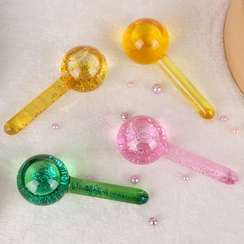 Facial Skin Care Eyepit Around Massage Beauty Magic Glass Ice Ball Globe