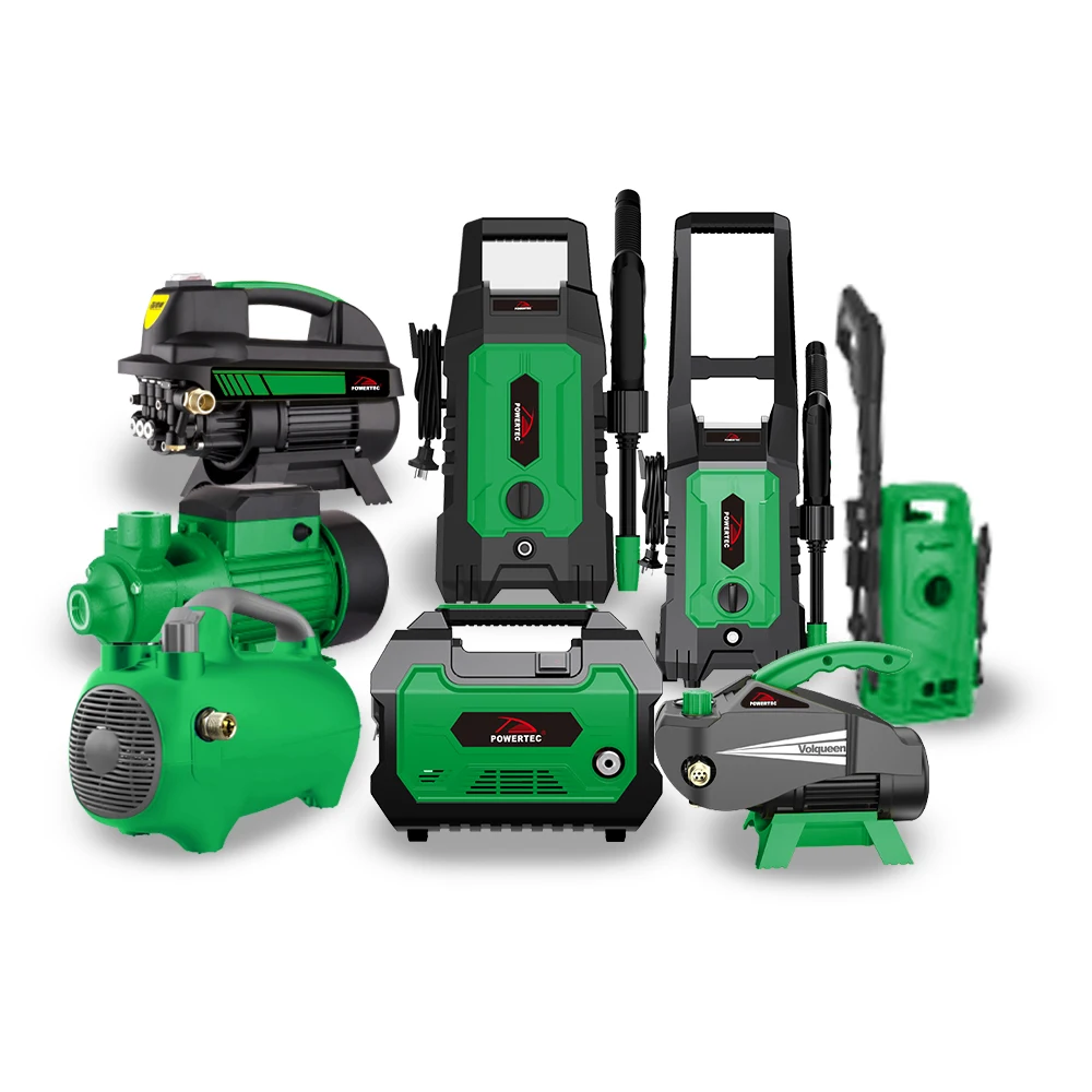 POWERTEC Customized 20V Cordless Brad Nailer Stapler Wood Framing Finish Siding Pin 20V Battery Nail Gun