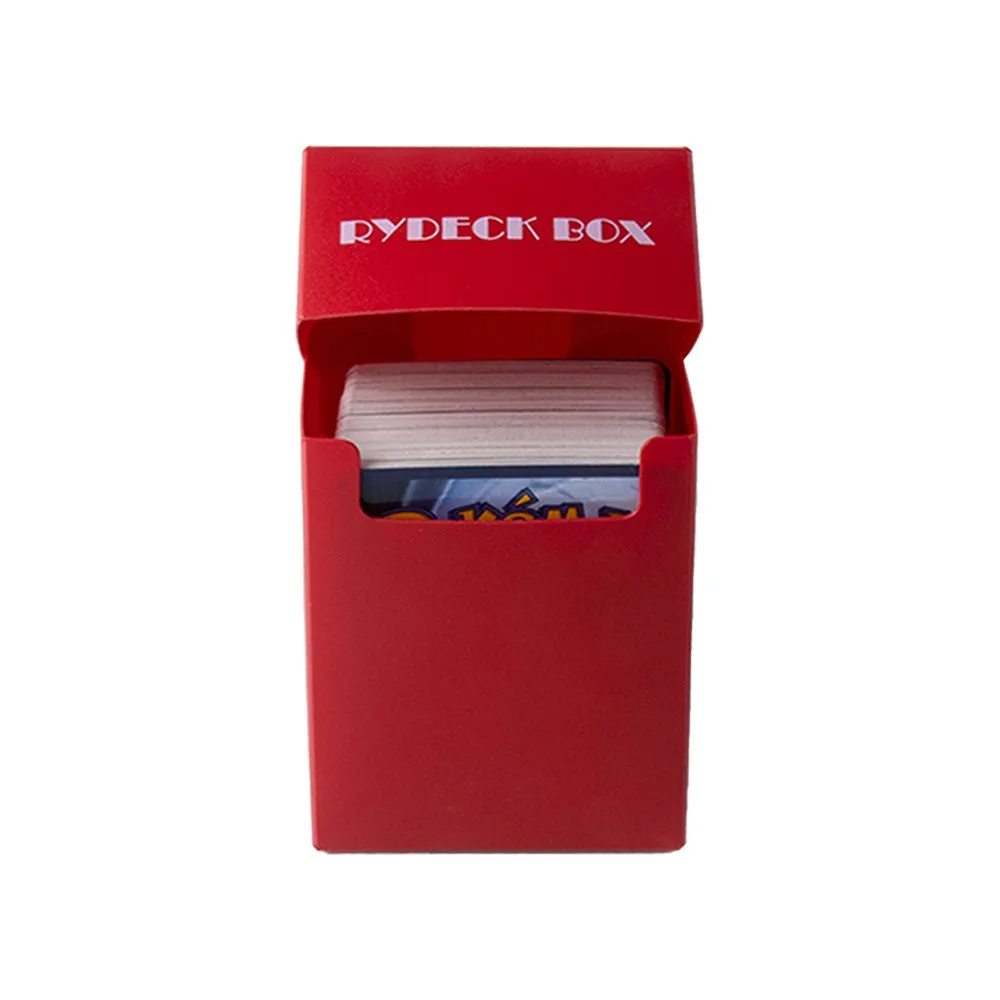 Custom PP plastic 80 Pcs high Capacity cards protecting deck Box for mtg ygh plastic box for playing magic card box