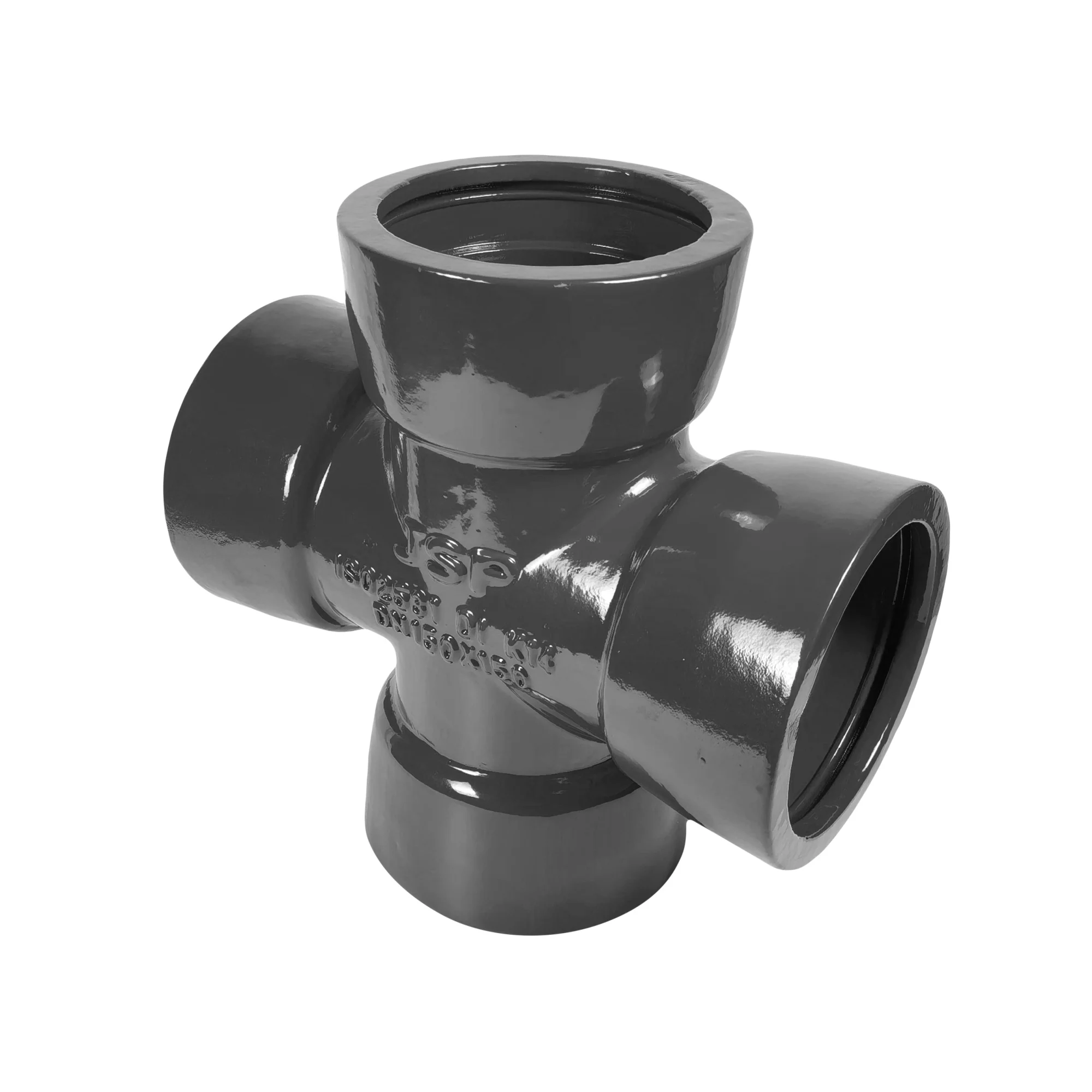 JSP ISO 2531/ EN545 Ductile Iron All Socket Cross Socket Tee Cross Tyton Cross ISO 2531 Casting Ductile iron Pipe Fittings