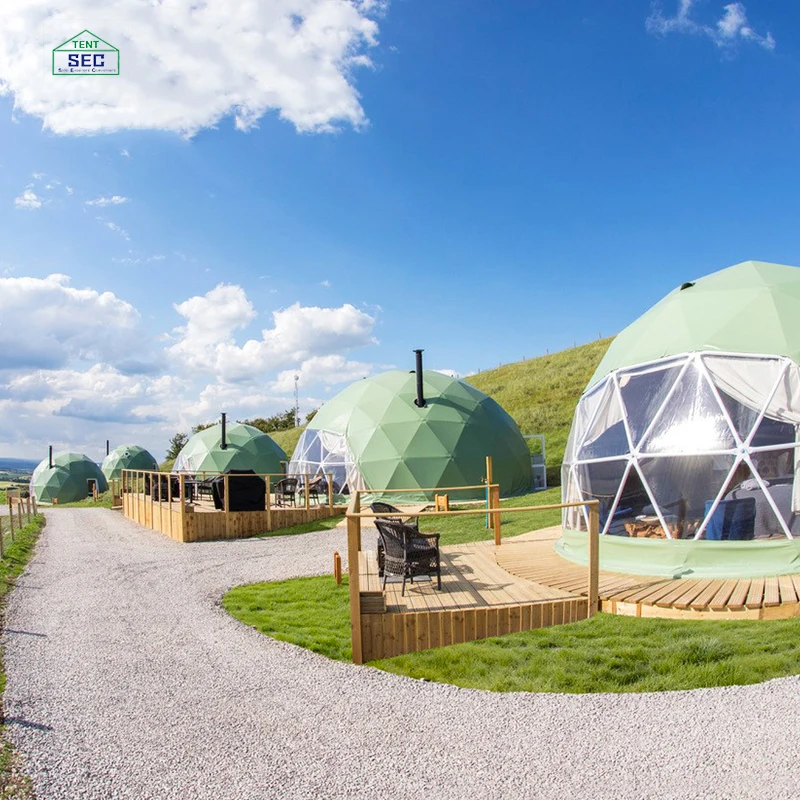 Factory Price Outdoor Tents Garden Greenhouse Foam Shelter Geodesic Glamping Home Igloo Dome Hotel Tent