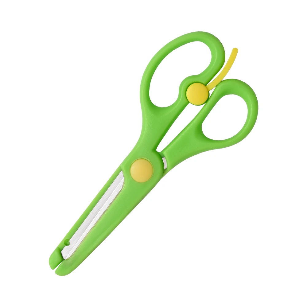 Детские канцелярские ножницы из нержавеющей стали на заказ прочные пластиковые бумажные для детей