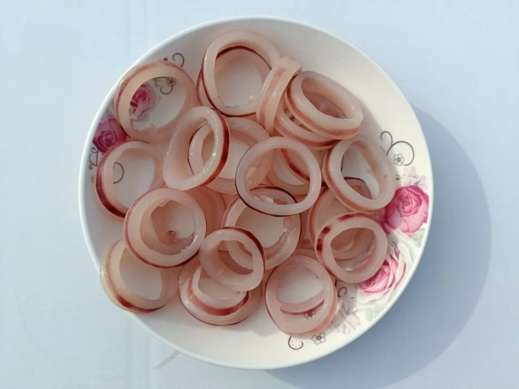 Оптовая продажа высококачественные морепродукты закуски импортеры замороженный кальмар крыло цветок каламари резной гигас китайский поставщик морепродуктов