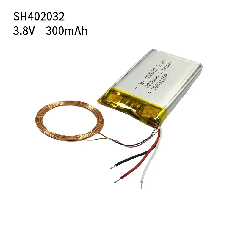 Polymer Battery Smart Watch 402032 3.8V 300mah Rechargeable Lithium Ion Battery For Smart Watch