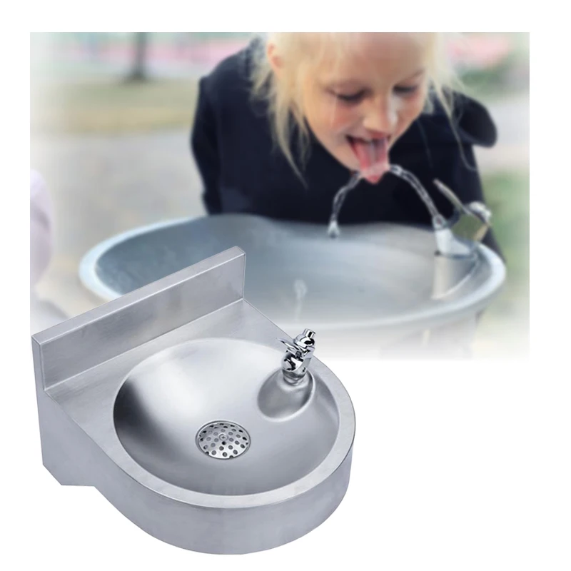 304 stainless steel public indoor water fountain for drinking