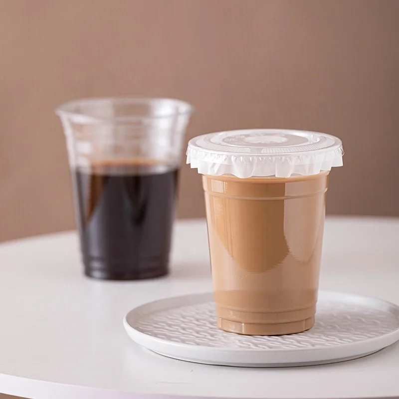 Clear 12oz 16oz 20oz 24oz Custom Bubble Tea Cup Printed Cold Coffee Drinking Disposable Plastic PET Cups To Go For Smoothies