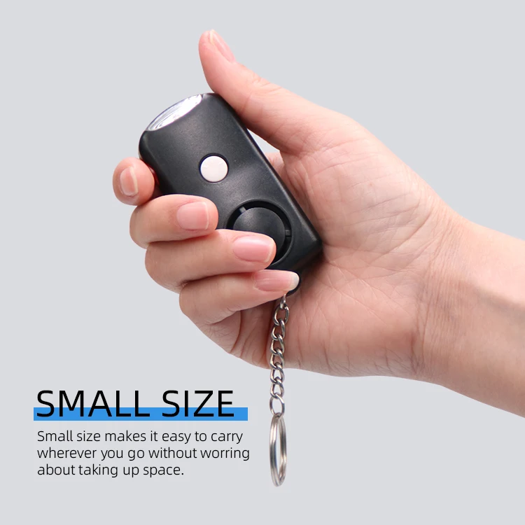 Self Defense Alarm Keychain Self Defense Flashlight Personal Safety Equipment Anti Attack Self Defense Supplies