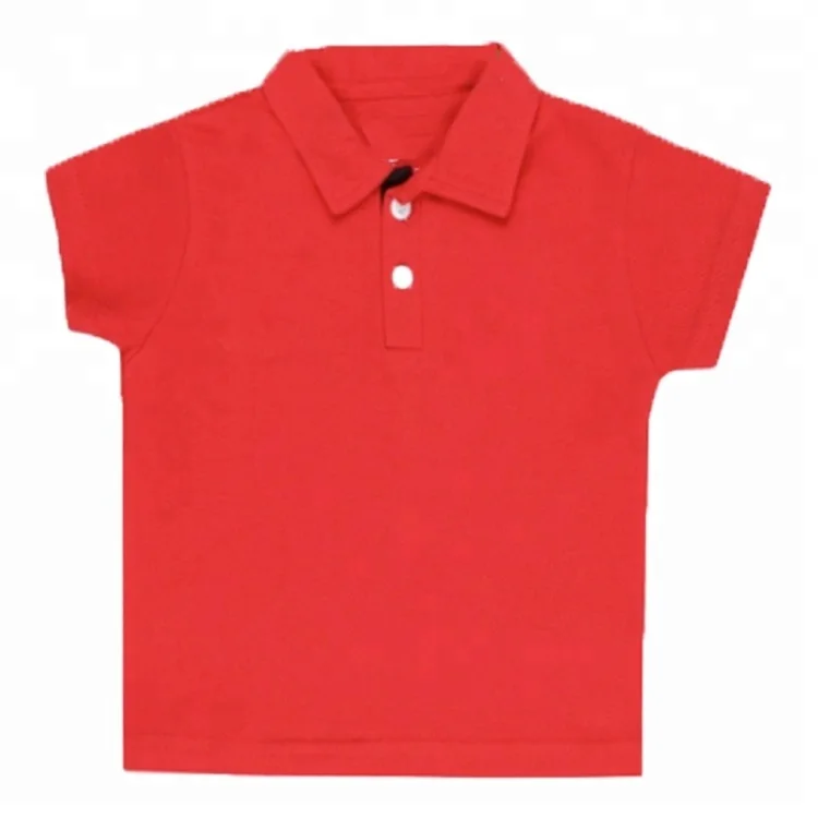 
Premium Design Baby Boy Red Polo Short Sleeve T-shirt Kids 