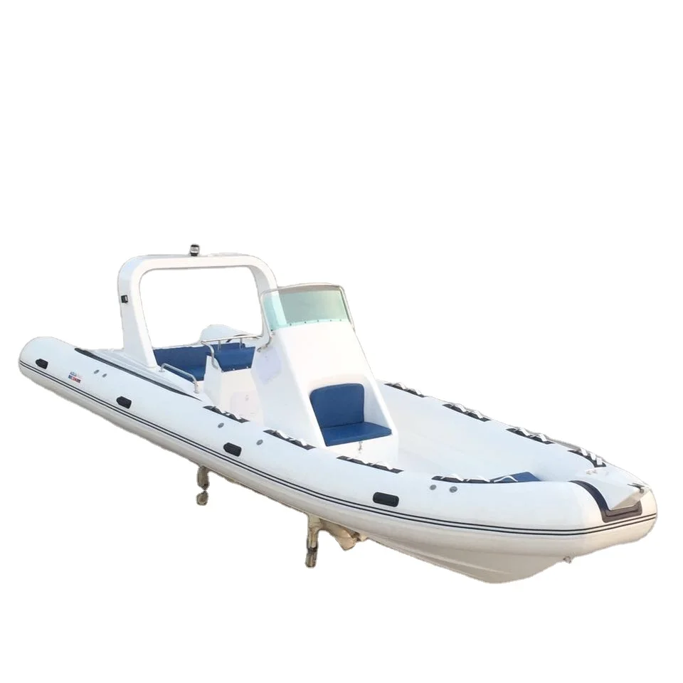 Hot Sale RIB 470 16ft Semi-rigid Fiberglass/Aluminum RIB Boat Hypalon/PVC Inflatable Boats