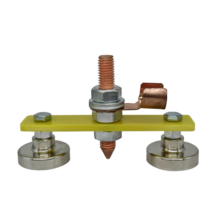 Strong Double Strong Magnetic Supper Headed Magnetic Welding Ground Clamp Fixed for Electric Welding Ground