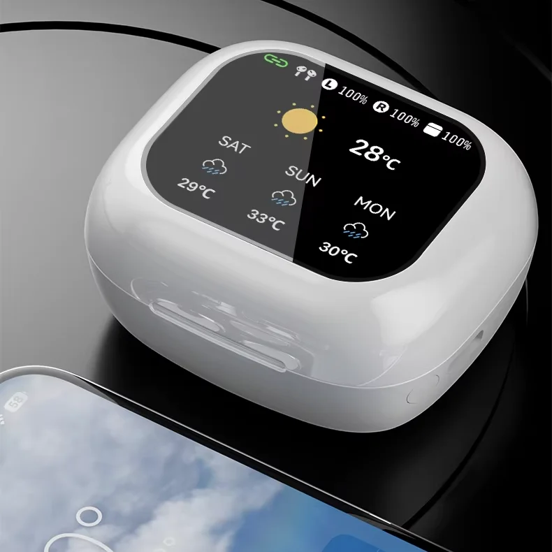 WT-7 A9pro A11 PRO Touch Screen TWS ANC ENC 2024 Earphone BT Call in-ear Headphone Noise cancelling True Wireless Earbuds