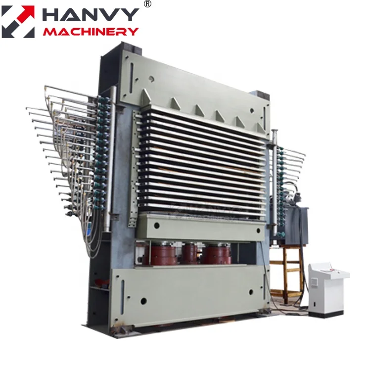 Китай Hanvy фанерный шпон машина горячего прессования с SIEMENS