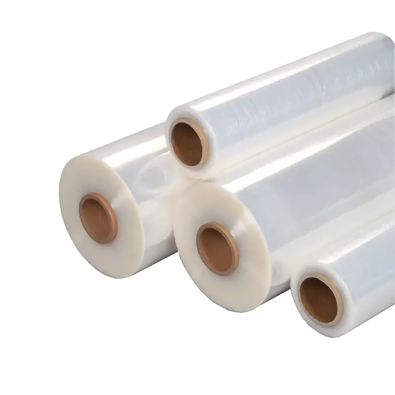 LLDPE Shrink Wrap Industrial Use Machine Packaging Hand Pallet Stretch Film Plastic Wrap Jumbo Rolls Mini Rolls