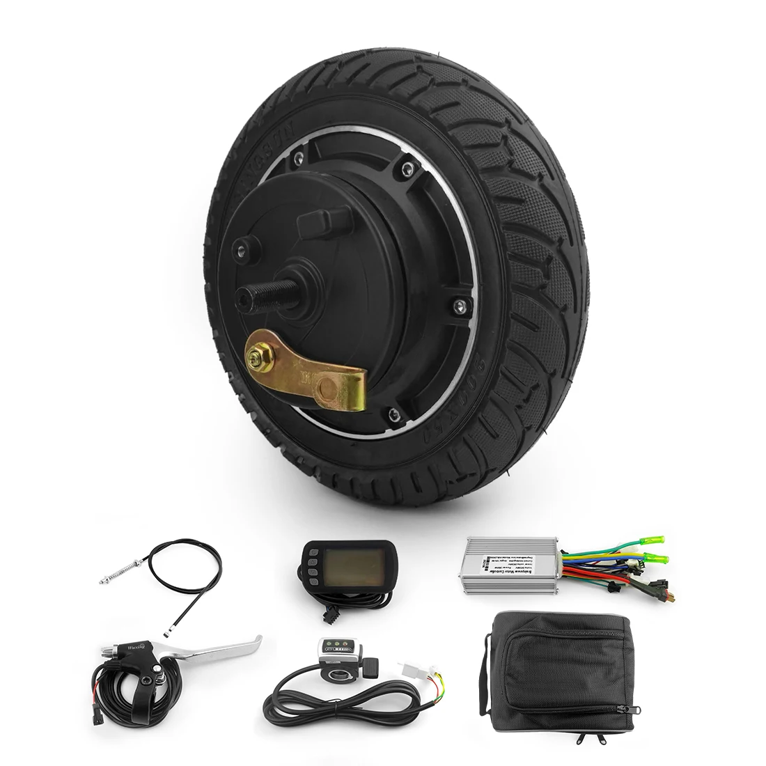 DIY 8 inch electric scooter brushless hub drum brake motor wheel kit