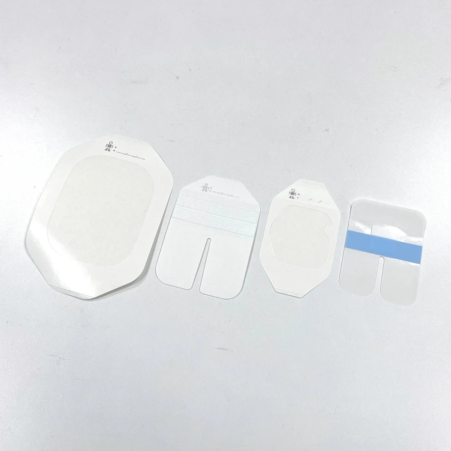 Medical Adhesive IV Dressing IV Catheter/Cannula Fixation Transparent PU Film with Paper