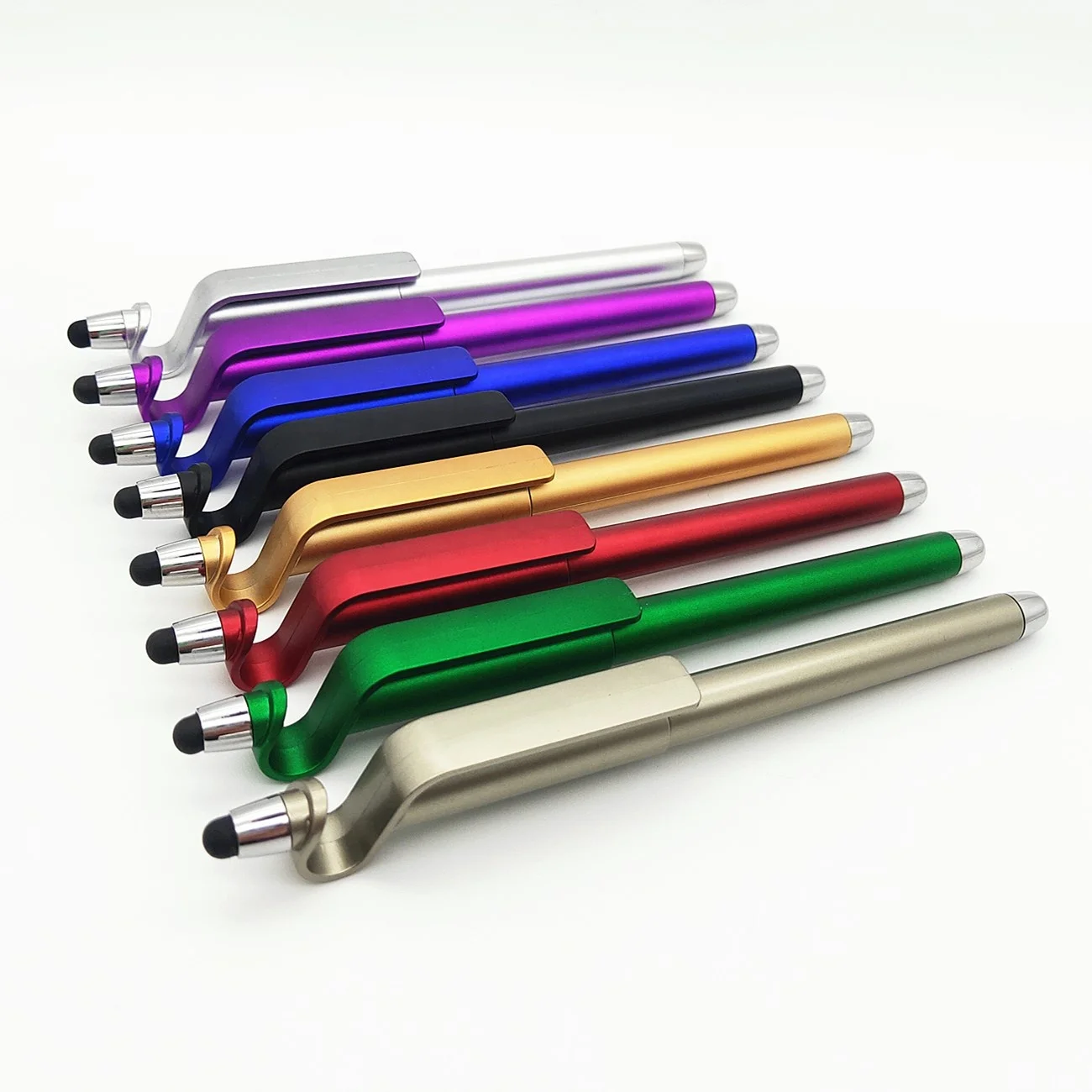 ball pen with customers logo Custom Luxury Multifunction Promotion Gift advertising Gel pen with phone holder pens give away