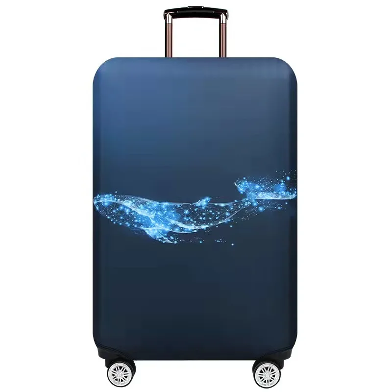 China supplier pure spandex carry on luggage cover travel suitcase cover