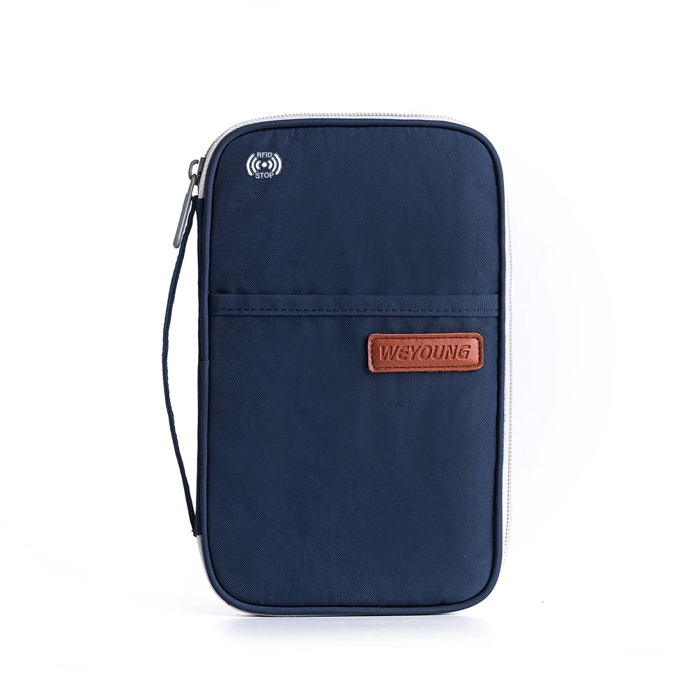 RFID Branded Anti-Theft Travel Passport Bag Ticket Credit ID Card Holder Women Passport Wallet