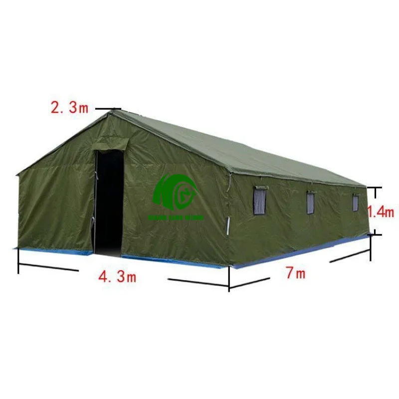 Kango Wholesale canvas waterproof rescue outdoor camouflage Disaster Relief Tent Refugee Tent Emergency Relief Tent