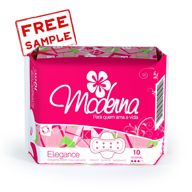 Organic Cotton Dry ace Breathable 245mm Sanitary Napkin For Women Cheap Price Sanitary Napkin For West African Market