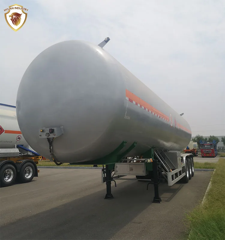 Used 3  Axles 56- 59m3  LPG 12R22.5  315R22.5  fuel tanker