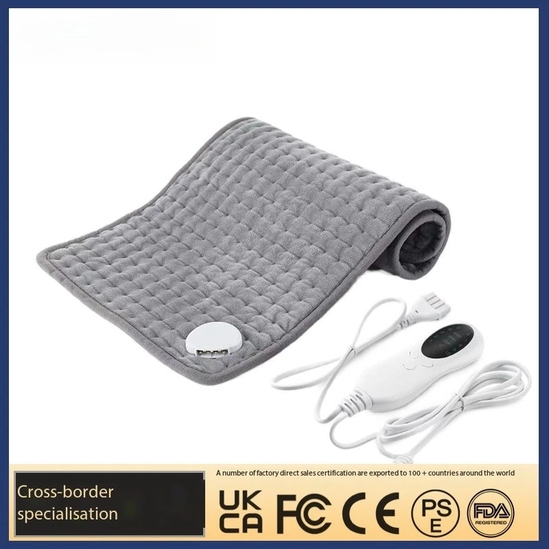 Portable Multifunctional Electric Blanket Heating Pad High-Temperature Hot Compress Body Warming Pad Car Household Use Washable