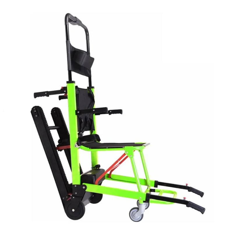 Folding Aluminum Electric Evacuation Stair Chair Climbing Wheelchair Stretcher Lift