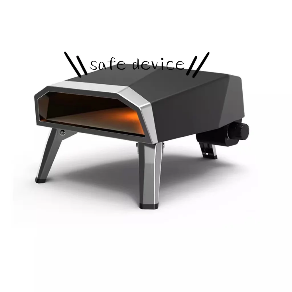 Baking Machines Gaz Square Gas Pizza Oven Hot Sale Stainless Steel Commercial Natural 2022 New12 16 Inch Mini Horno Ce Single NL