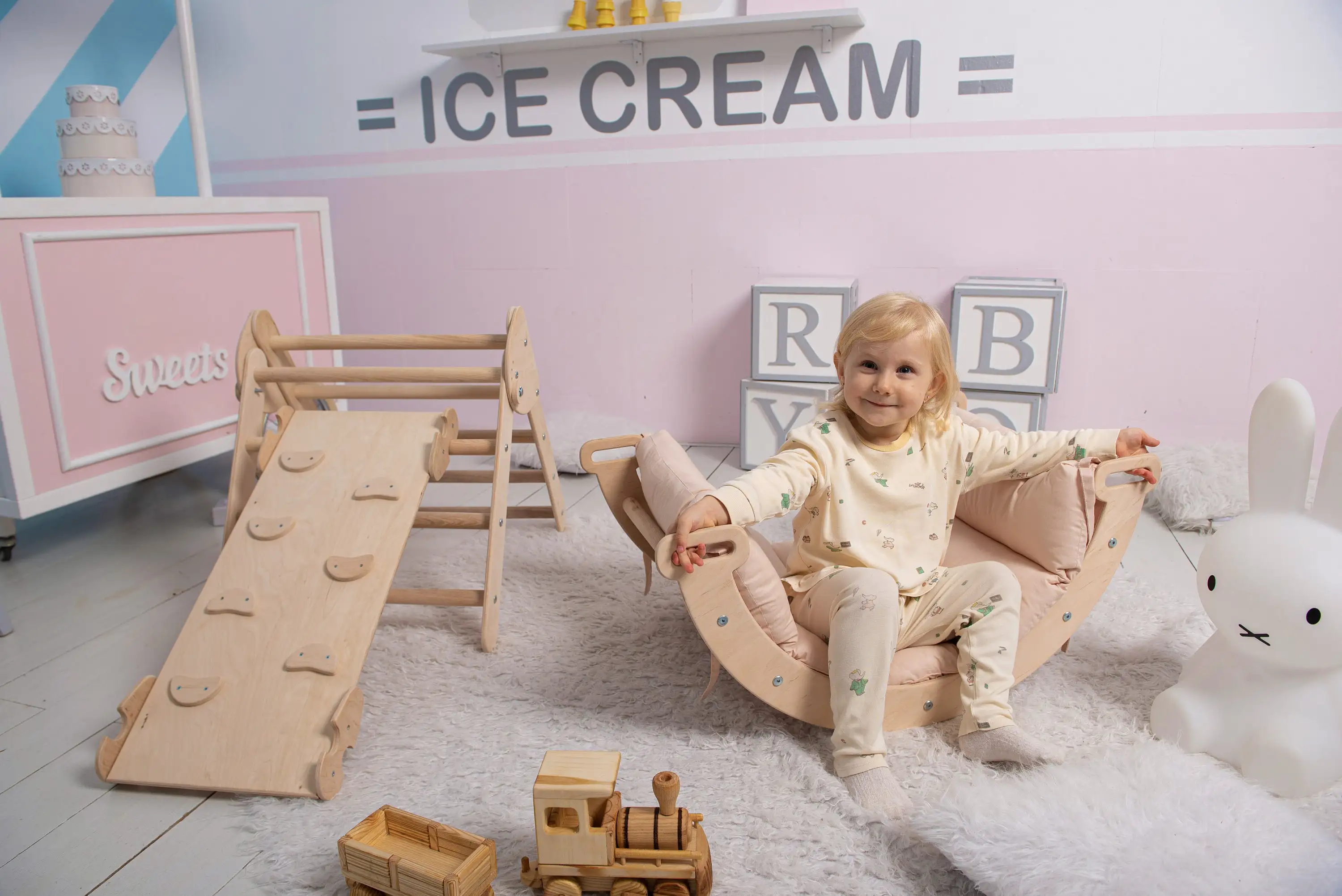 Best 5in1 Montessori Indoor Climbers Set Kletterbogen Climbing Triangle Climbing Frame Climb Arch Arch Pillow Gift Toddlers