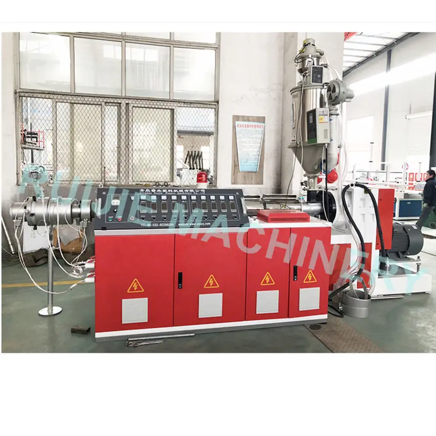 Полиэтиленовая полипропиленовая водопроводная линия, Экструзионная линия для пластиковых труб, экструдер для труб