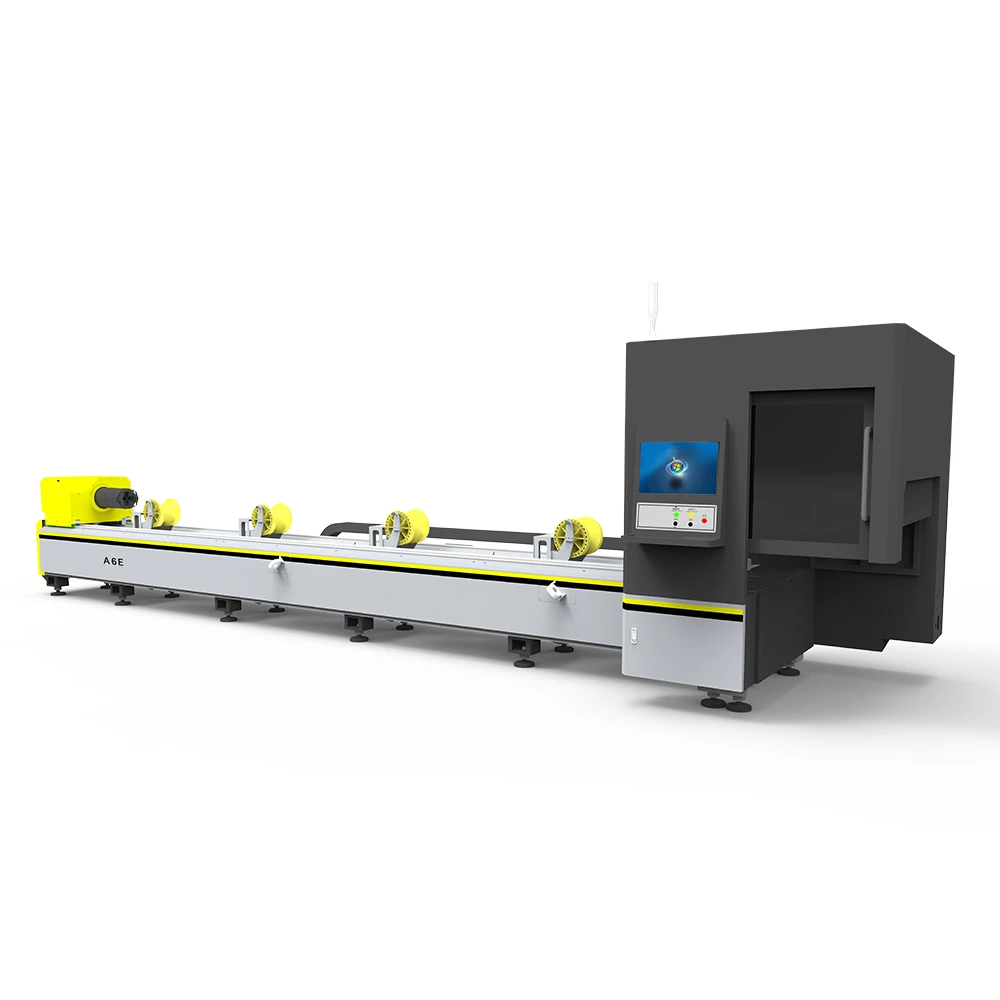 Large-scale 12-meter tube fiber laser cutting machine for precise and efficient industrial applications