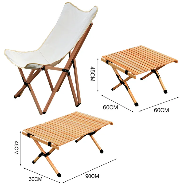 Производитель OEM, уличный Сверхлегкий складной мини-стол для пикника из алюминия и дерева для барбекю