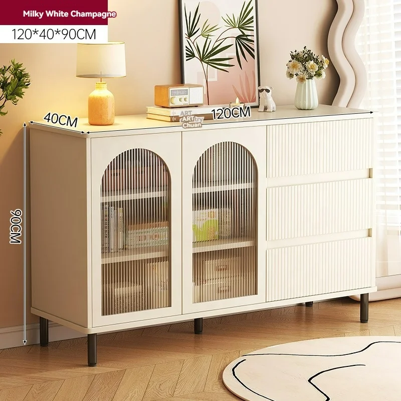 Nordic Stylekitchen Sideboard Cabinet Restaurant Side Cabinet Multi-function Cabinet Dining Room Locker Storage