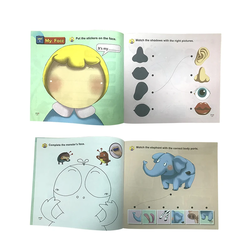 Early Learning Smart Talkingpen English Audio Books Colorful Themes Cartoon Pictures English Children Teaching Books